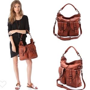 COPY - Liebeskind Margo Leather Shoulder Bag Tan